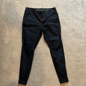 Men’s Black Under Armour Joggers, 34x32